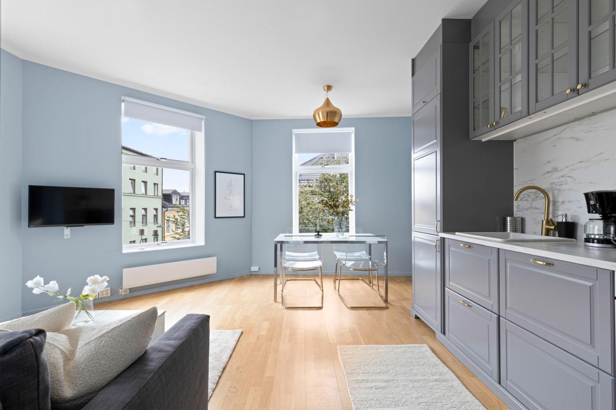 Modern And Bright Apartment In Central Oslo Zewnętrze zdjęcie