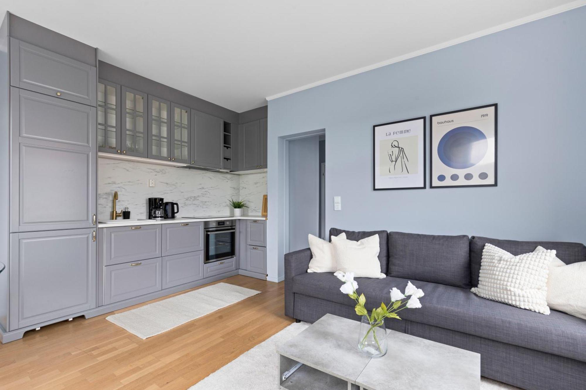 Modern And Bright Apartment In Central Oslo Zewnętrze zdjęcie